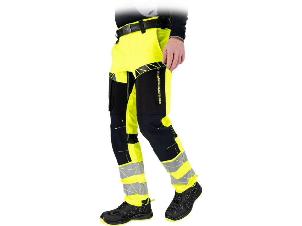 RAUTEX reflexní strečové kalhoty do pasu